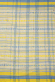 Off White Handloom Dhaniakhali Cotton Saree - Avishya