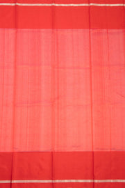 Magenta Handwoven Chanderi Silk Saree With Mashru Silk Border 10075507