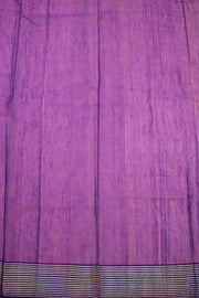 Purple Handwoven Chanderi Saree 10075509