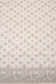 Red Handloom Himroo Silk Cotton Saree - Avishya