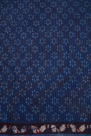 Blue Vanaspathi Printed Mulmul Cotton Saree 10068573 - Avishya