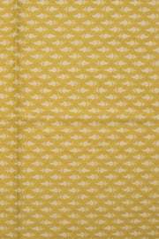 Yellow Vanaspathi Printed Mulmul Cotton Saree 10070248