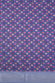 Off White Fancy Printed Linen Saree Saree