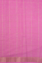 Off White Fancy Printed Linen Saree