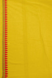 Yellow Handloom Assam Cotton Saree 10070985