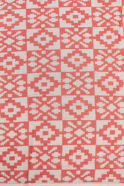 Black Hand Block Printed Cotton Saree