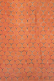 Brown Ajrakh Printed Modal Silk Saree