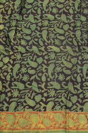 Black Vanaspathi Modal Silk Saree