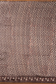 Maroon Jahota Printed Silk Cotton Saree 10072948