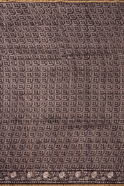 Grey Jahota Printed Silk Cotton Saree 10072955