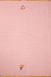 Peach Hand Painted Chiffon Saree 10073504