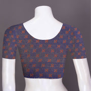 Blue Banarasi Crushed Tissue Silk Saree with Stone Work 10073727