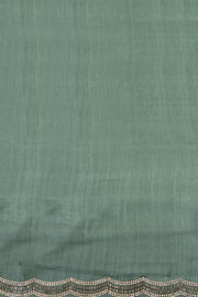 Green Ethnic Printed Stone Work Modal Silk Saree 10073736