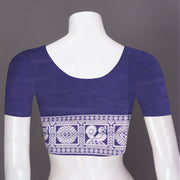 Blue Banarasi Vegan Silk Saree 10074006