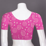 Purple Dabu Printed Mulmul Cotton Saree 10074074