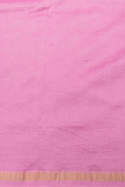 Light Pink Bagru Print Silk Cotton Saree 10074100