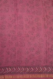 Pink Vanaspathi Printed Silk Cotton Saree 10074129