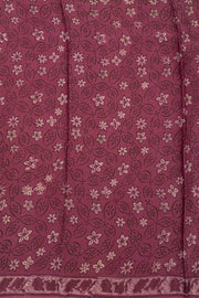 Purple Vanaspathi Printed Modal Vegan Silk Saree 10074142