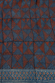 Black Jahota Print Modal Vegan Silk Saree 10074147