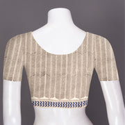 Blue Hand Block Print Kota Cotton Saree 10074153