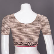 Mauve Hand Block Print Kota Cotton Saree 10074155