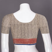 Grey Hand Block Print Kota Cotton Saree 10074163