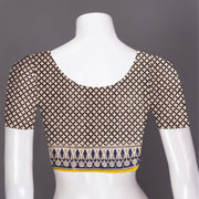 Red Hand Block Print Kota Cotton Saree 10074168