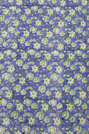 Moss Green Solid Style Kota Cotton Saree with Contrast Blouse 10074187