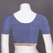 Blue Handloom Jamdani Cotton Saree 10074363