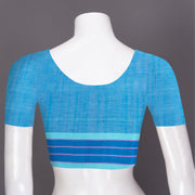 Blue Handloom Jamdani Cotton Saree 10074364