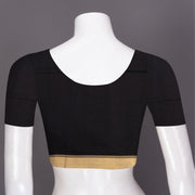 Black Handloom Jamdani Khadi Cotton Saree 10074368