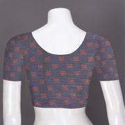 Blue Banarasi Crushed Tissue Silk Saree with Stone Work 10074375