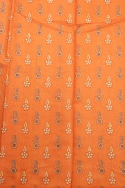 Maroon Kalamkari Printed Malai Cotton Saree 10074683