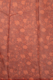 Grey Kalamkari Printed Malai Cotton Saree 10074695