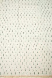 Green Sanganeri Printed Silk Cotton Saree 10075710