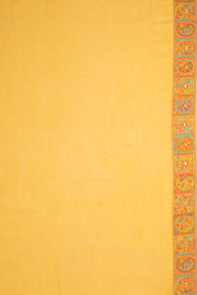Yellow Kashmiri Kani Light Silk Saree 10075979