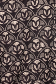 Black Half Sleeve Jahota Printed Cotton Mens Shirt 10076224