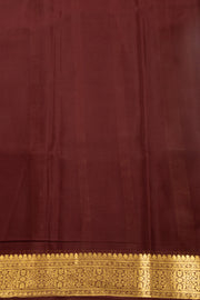 Green Mysore Crepe Silk Saree With Zari Border 10076233