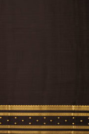 Orange Mysore Crepe Silk Saree With Zari Border 10076246