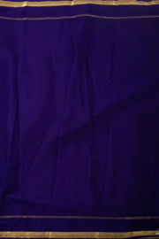 Magenta Mysore Crepe Silk Saree With Checks Design and Zari Border 10076253