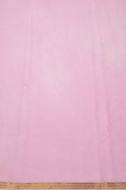 Pink Mysore Crepe Silk Saree With Floral Motifs 10076259