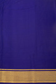 Yellow Mysore Crepe Silk Saree With Zari Border 10076265