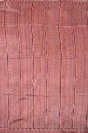 Brown Printed Semi Tussar Silk Saree With Tribal Motifs 10076268