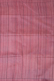 Pink Printed Semi Tussar Silk Saree With Tribal Motifs 10076269