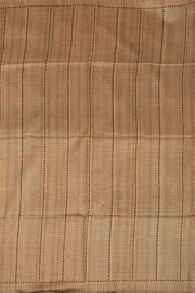 Brown Printed Semi Tussar Silk Saree With Tribal Motifs 10076270