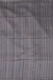 Grey Printed Semi Tussar Silk Saree With Tribal Motifs 10076271