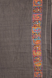 Black Kashmiri Kani Light Silk Saree 10076302