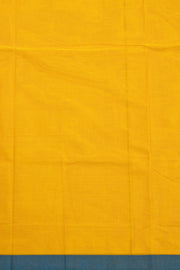 Golden Yellow Handloom Kanchi Cotton Saree with Butta Motifs 10076460