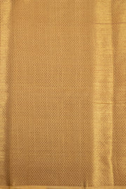 Moonlight Cream Handloom Banarasi Dupion Silk Saree With Floral Border 10076557