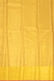 Autumn Gold Monotone Kanjivaram Tissue Silk Saree With Floral Design 10076700
